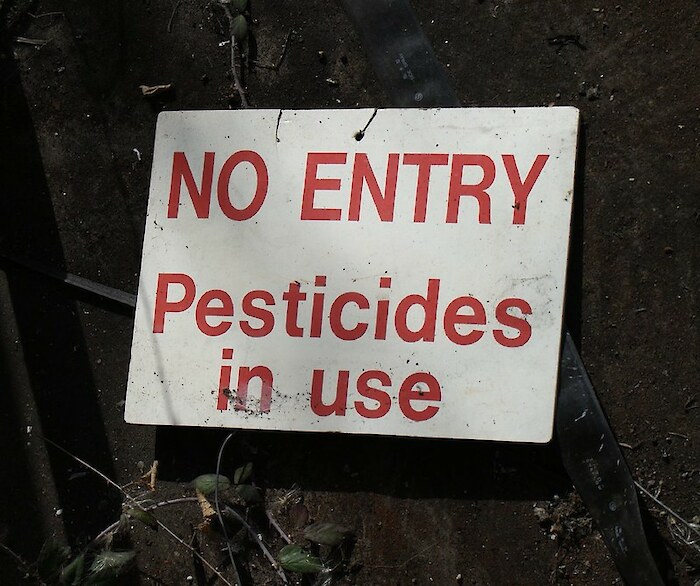 Pesticides are toxic to humans, animals, and plants. Photo by Andy Powell via Flickr CC BY.