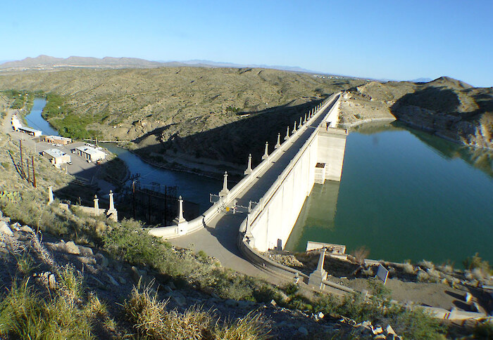 Elephant Butte Dam, New Mexico, by Tom Spinker, via Flickr.
