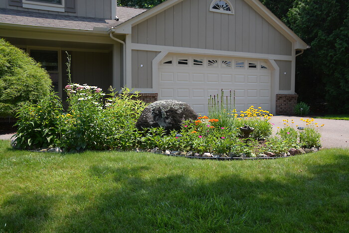 A home within a neighborhood of Clinton, Michigan. Photo credit: Clinton River Watershed Council.