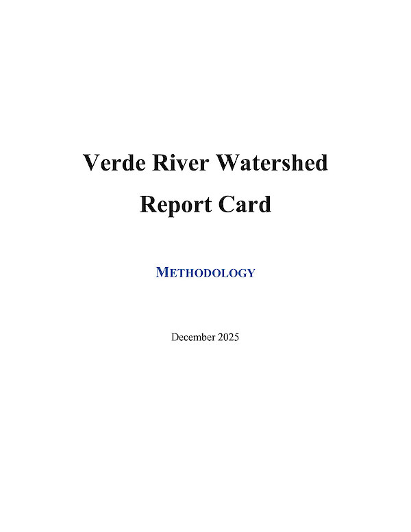2025 Verde River Watershed Report Card Methods